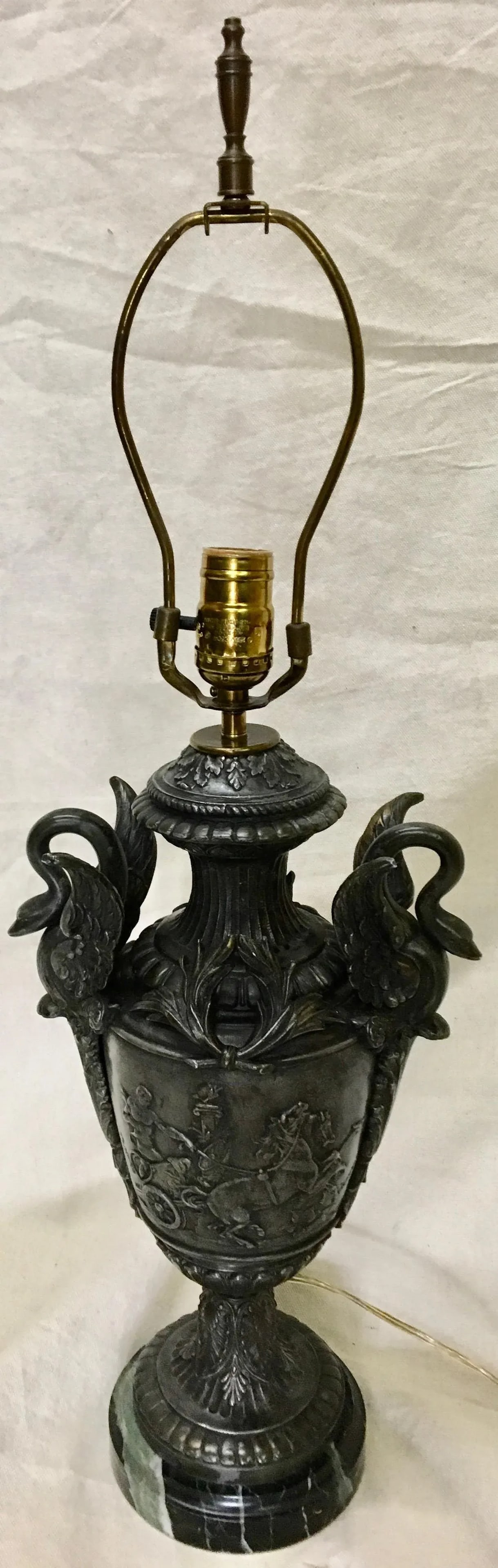 1920s Vintage Classical Inspired Urn Lamp - 11