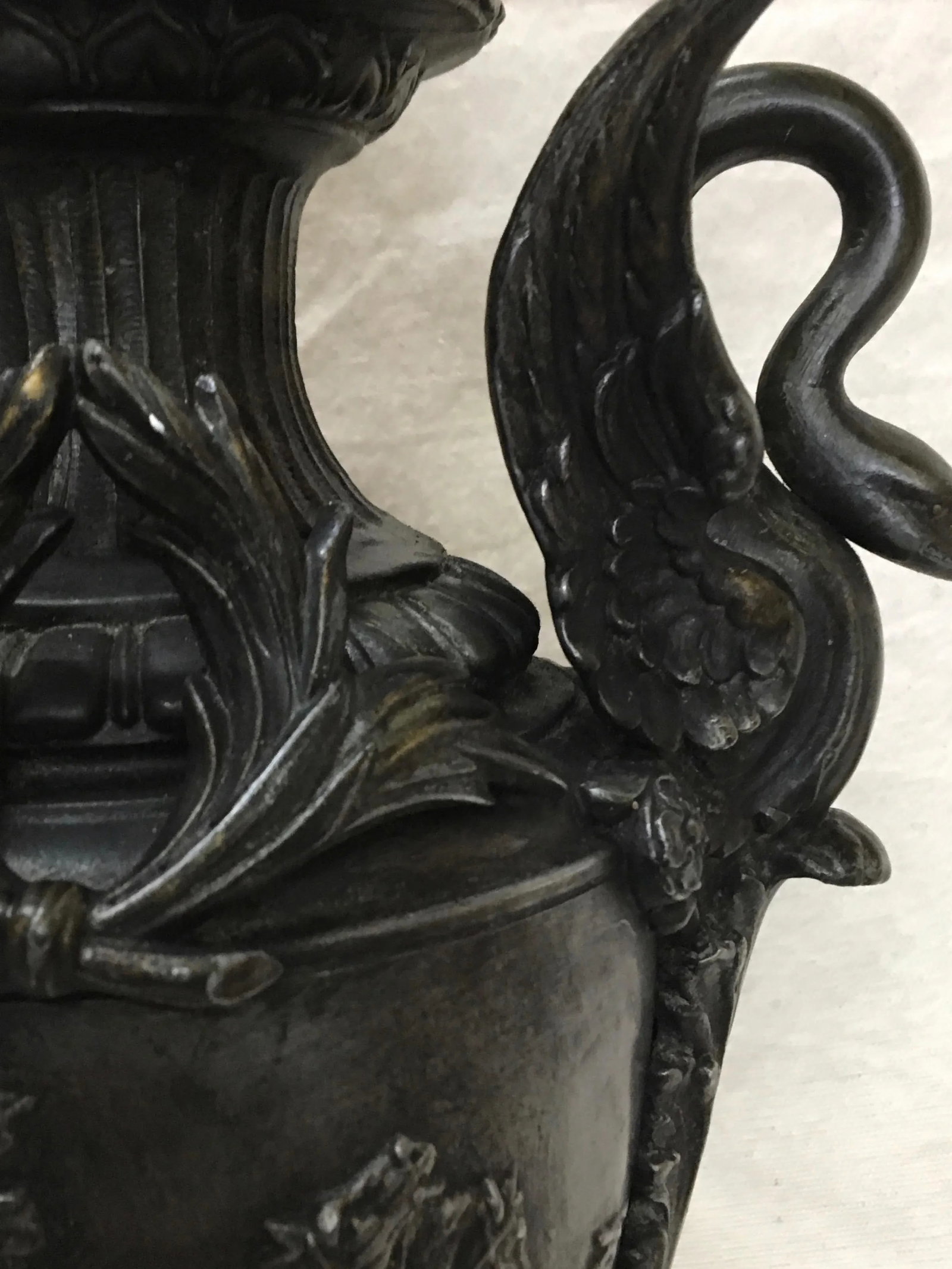 1920s Vintage Classical Inspired Urn Lamp - 5