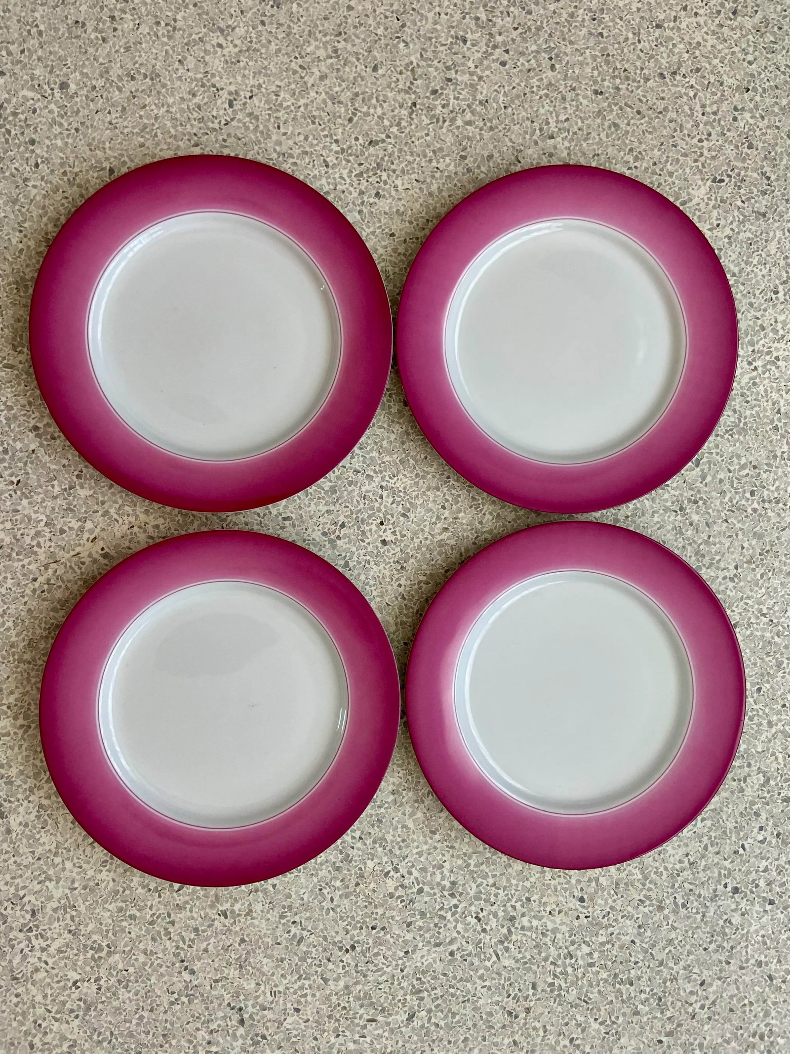 Lynn Chase Designs Accent Peony Dinner Plates - a Set of Four - 2