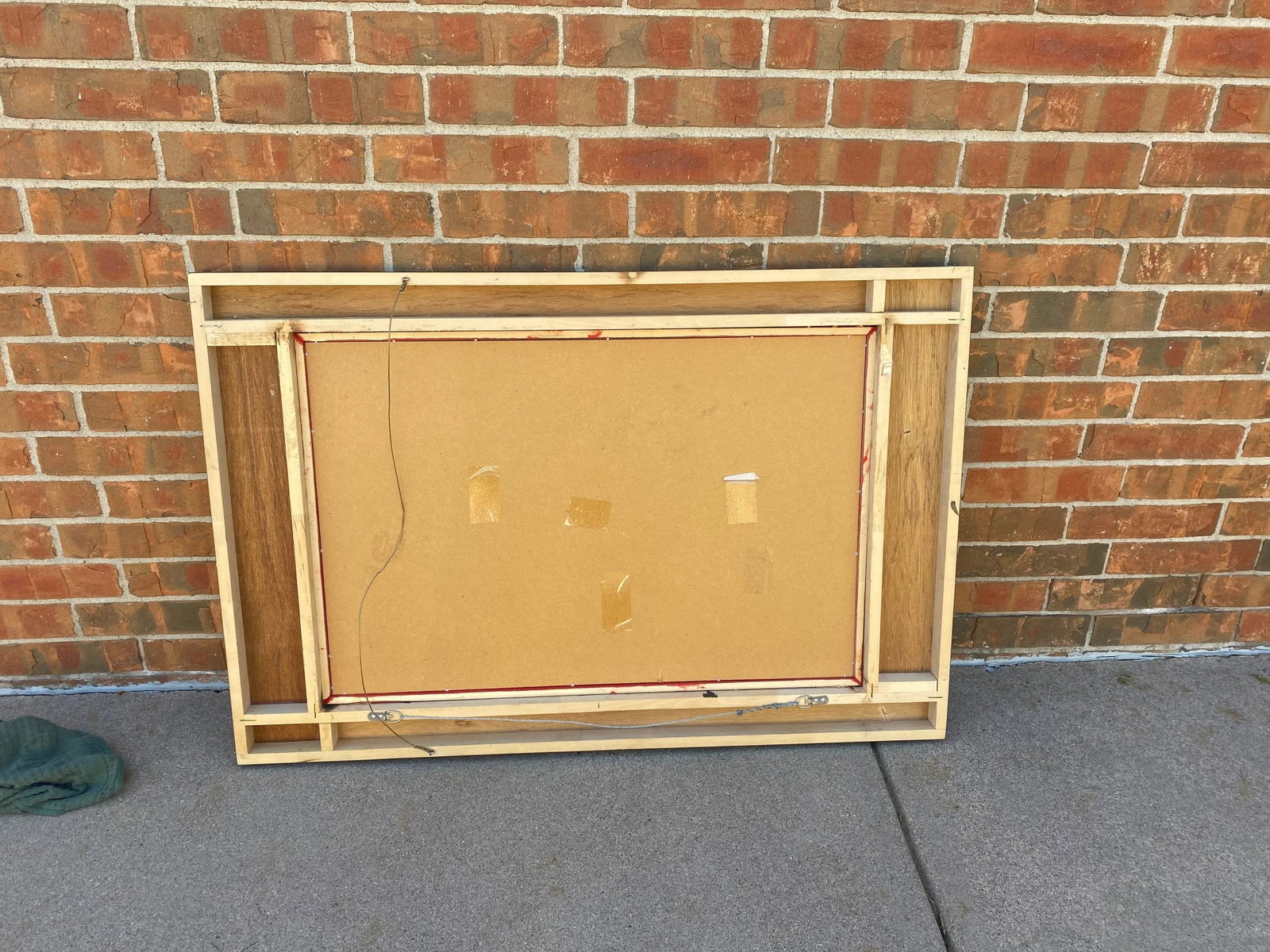 1980s Post Modern Large Lacquered Wall Mirror - 5