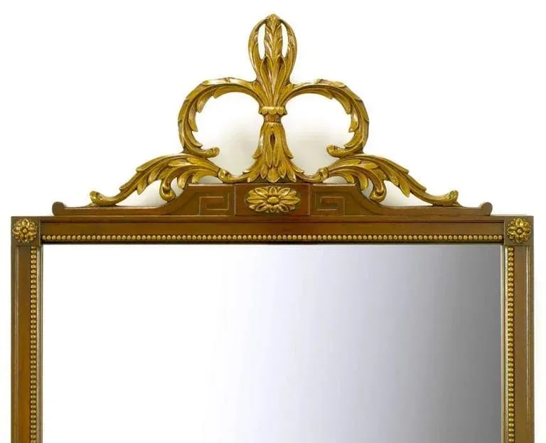 Carved and Parcel Giltwood Italian Neoclassical Style Mirror - 2