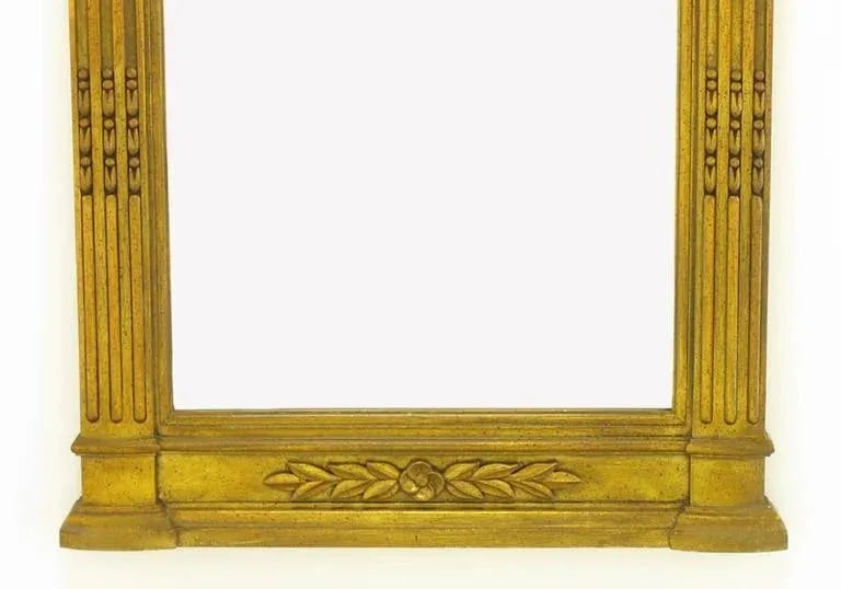 Two 55" Tall Rococo Style Gilt Composition Mirrors - 5