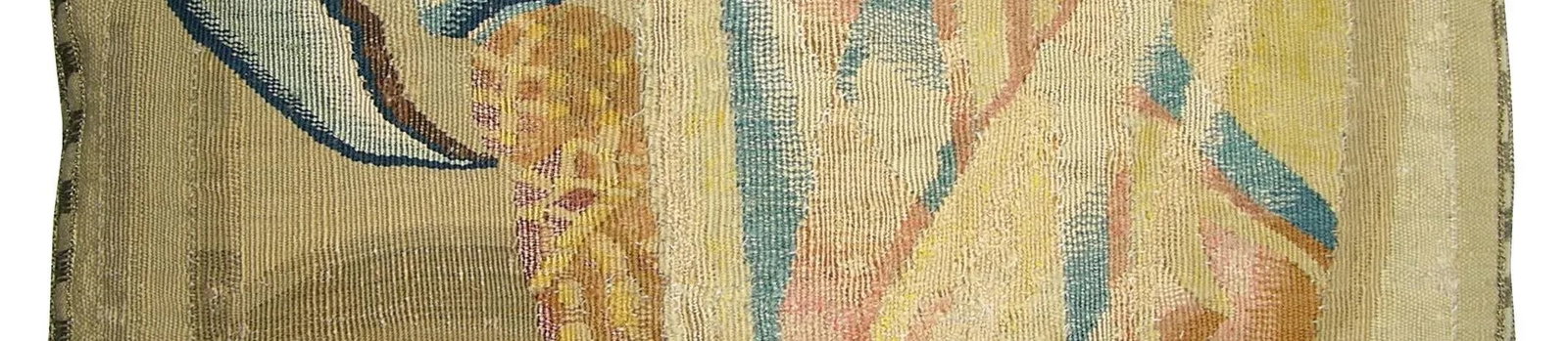 17th Century Antique Brussels Tapestry Pillow - 4