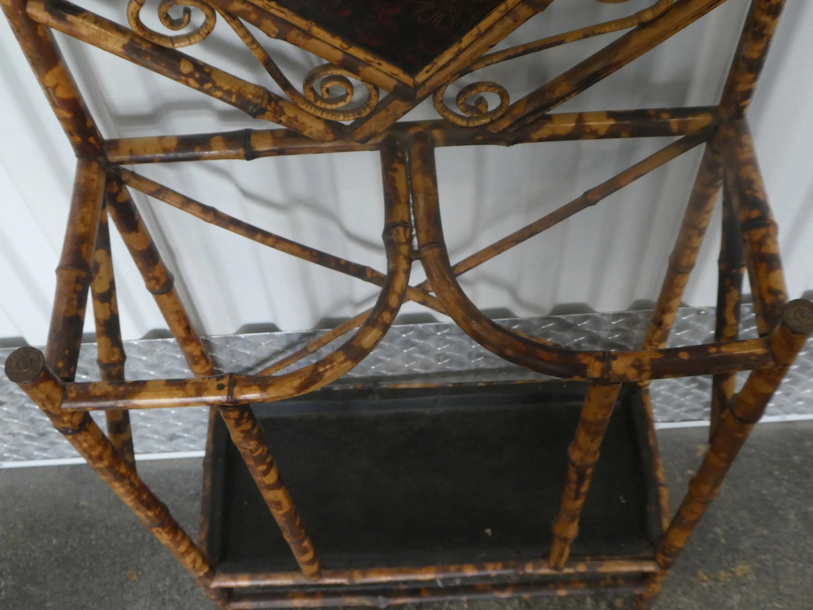 19th Century Japanned Tortoise Shell Bamboo Umbrella Stand - 6