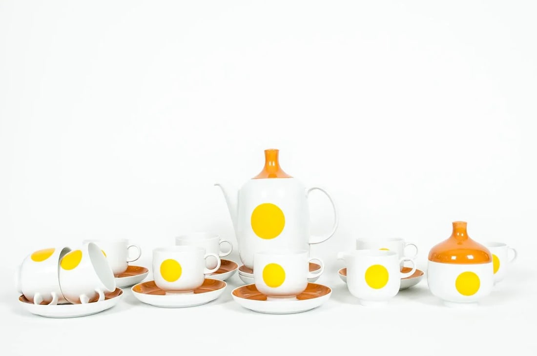 Mid-Century Modern German Tea / Coffee Service - 18 Piece Set - 2