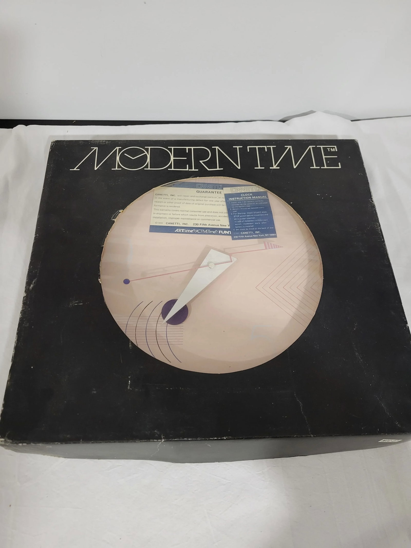 1980s Postmodern Wall Clock by Niclo - 10