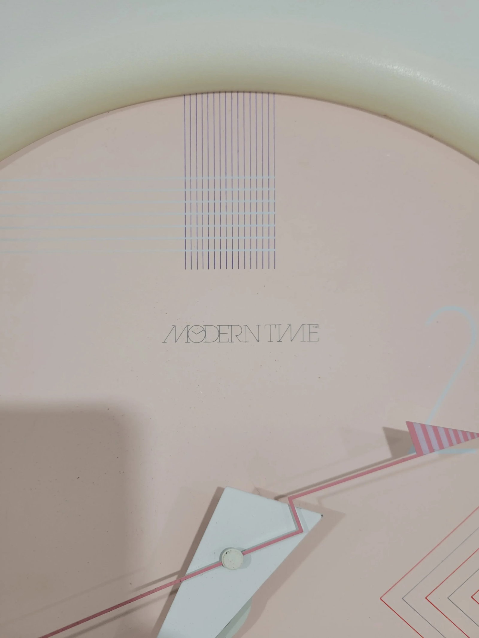 1980s Postmodern Wall Clock by Niclo - 4