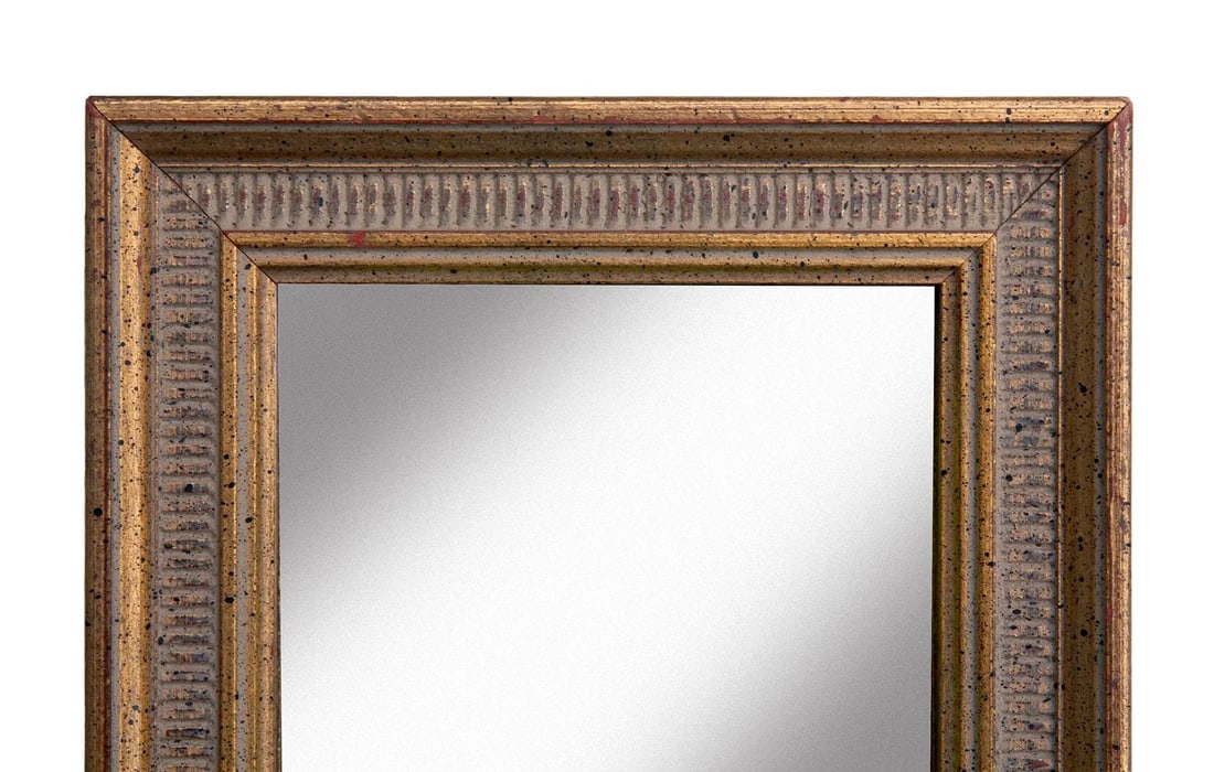 Mid 20th Century Florentine Gold Framed Mirrors- a Pair - 3