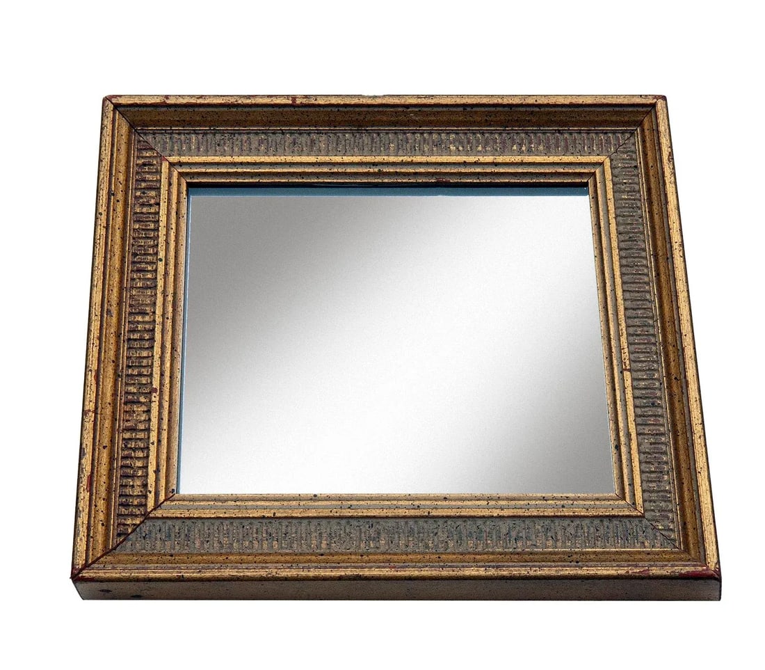 Mid 20th Century Florentine Gold Framed Mirrors- a Pair - 7