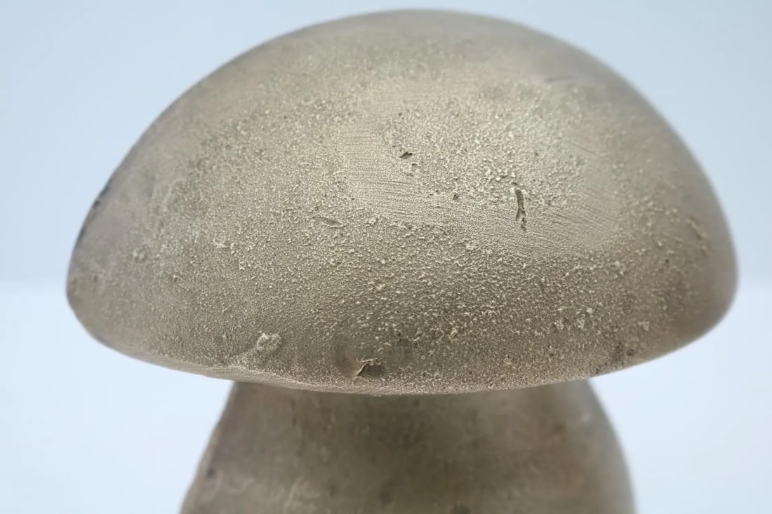 Large Late 20th Century Bronze Mushroom Bookends, a Pair - 7