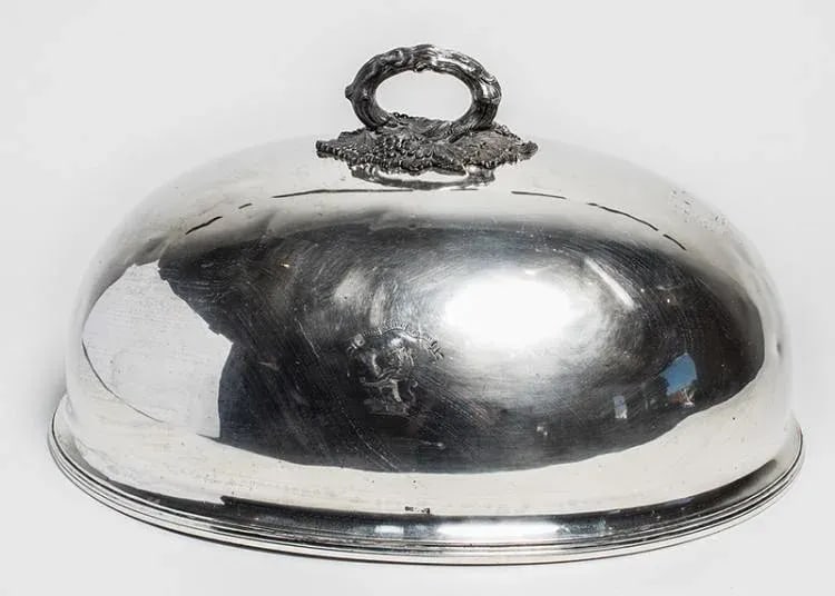 Antique Silver Domed Dish Cover - 2