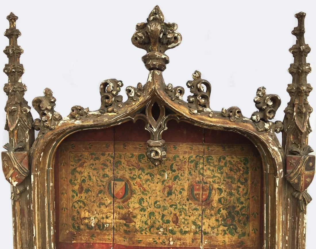 15th Century Antique Gothic Tabernacle - 2