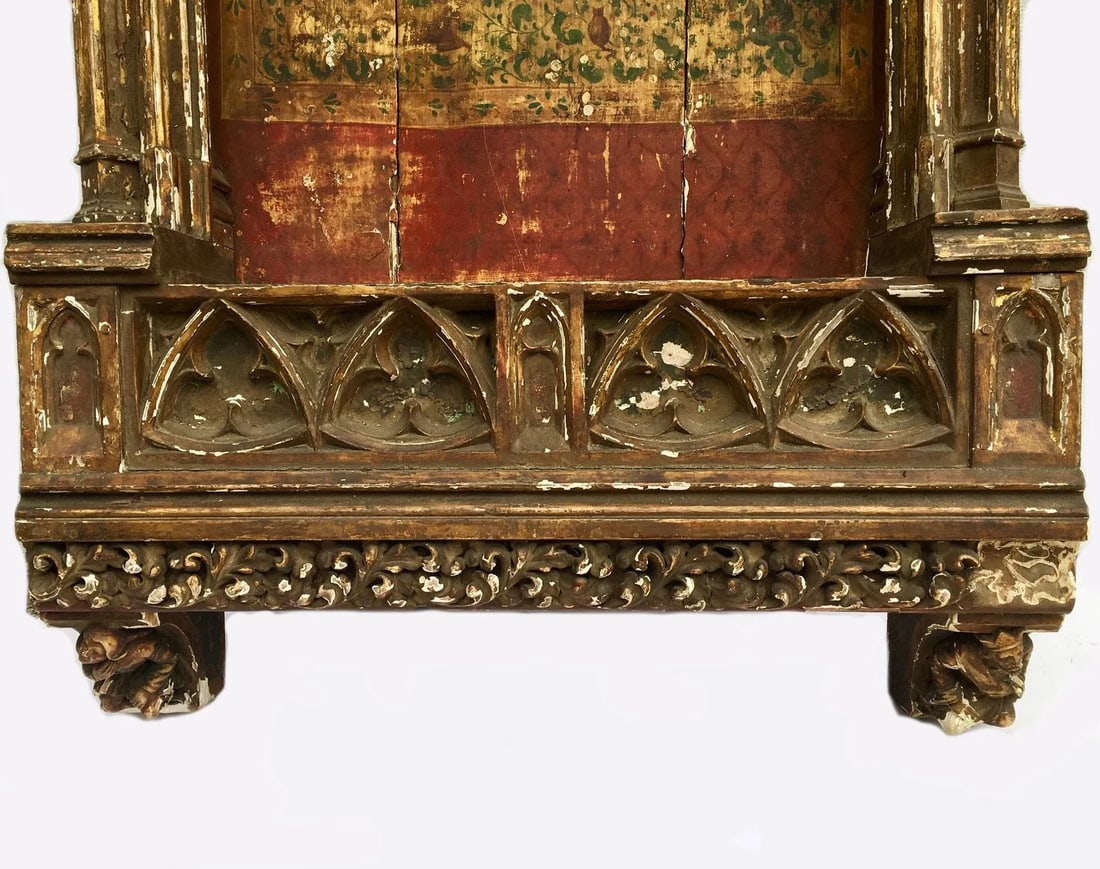 15th Century Antique Gothic Tabernacle - 3