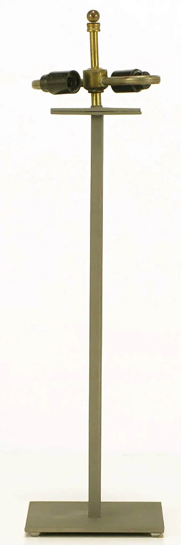 Postmodern Memphis-Style Angled Metal Table Lamp - 5