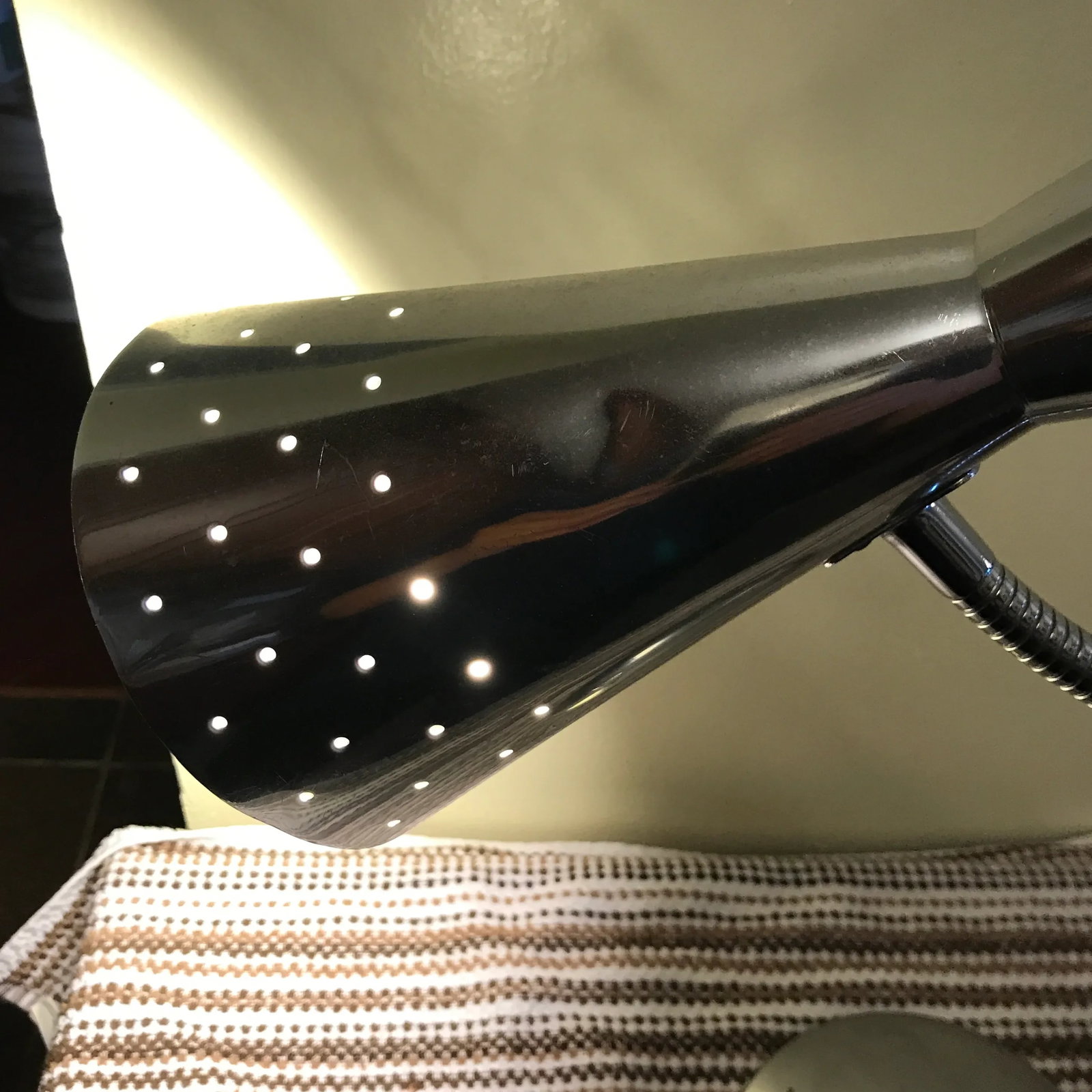 1960s Mid Century Chrome Desk Lamp Articulating Gooseneck - 3