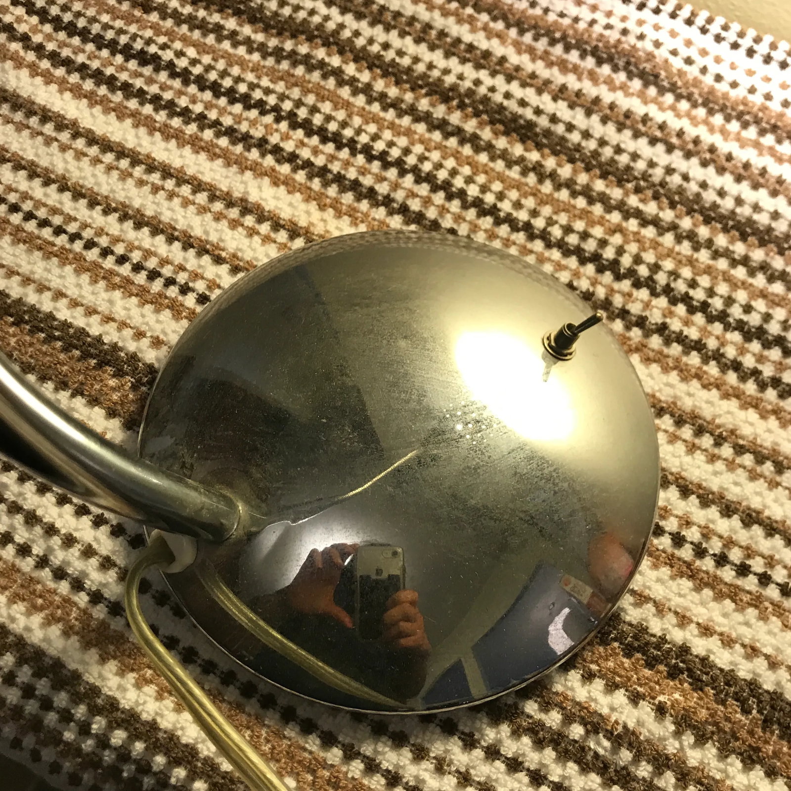 1960s Mid Century Chrome Desk Lamp Articulating Gooseneck - 6