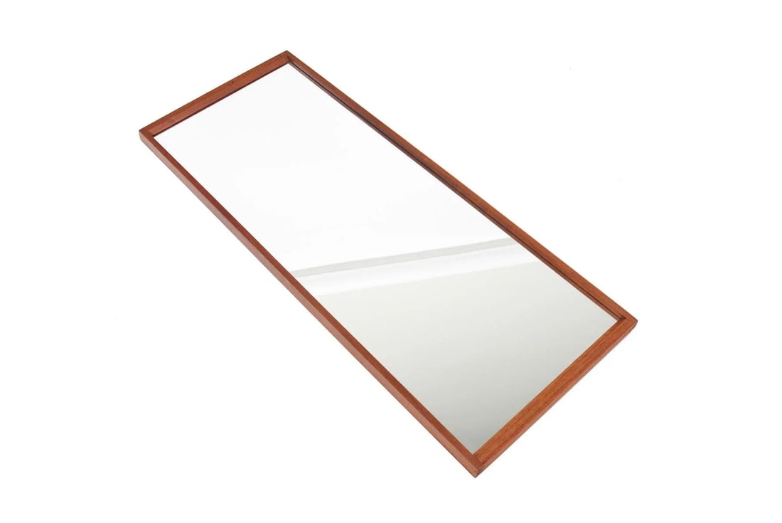 Aksel Kjersgaard Mid Century Teak Wall Mirror #2 - 4