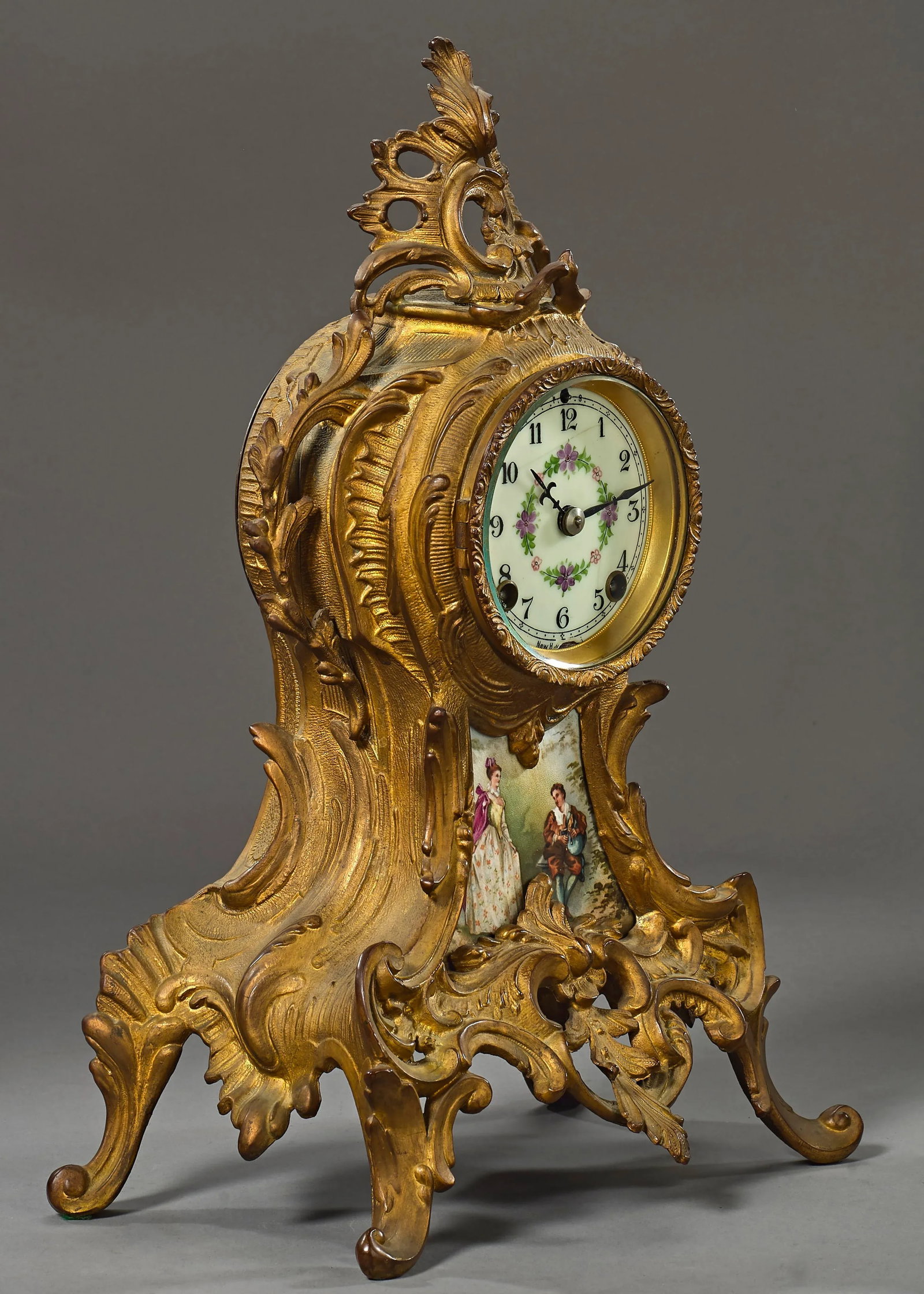 Mid 19th Century Antique New Haven Clock - 10