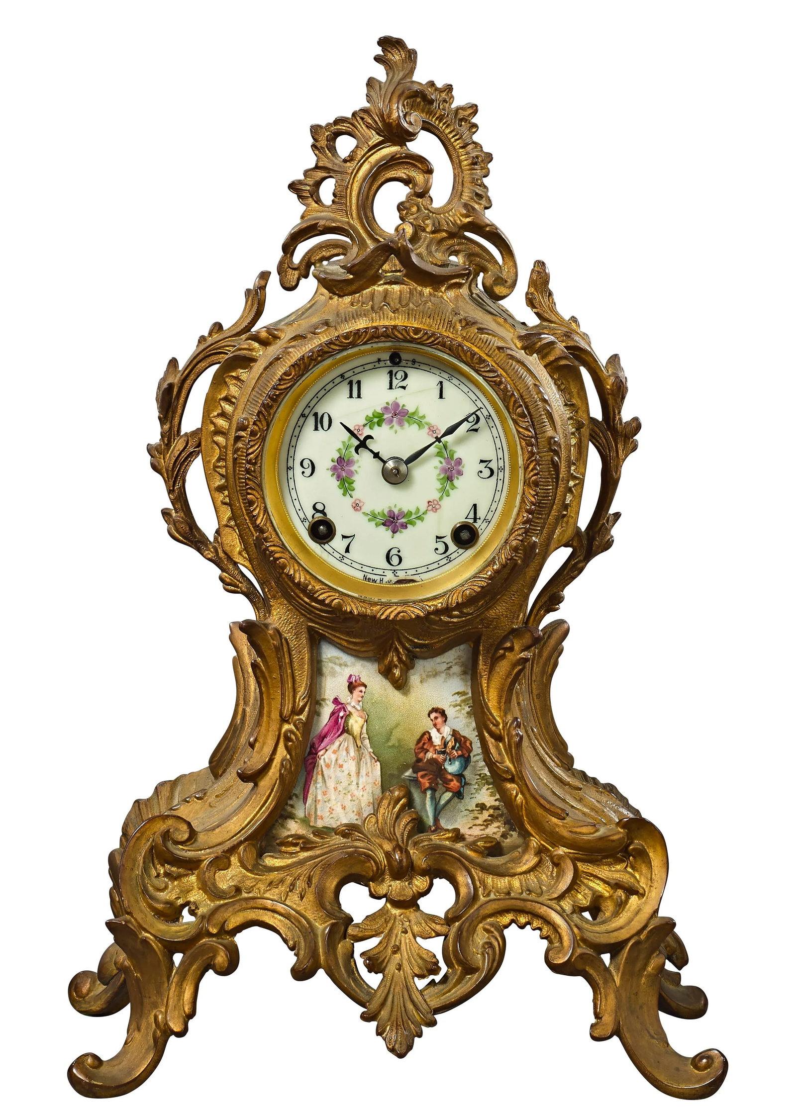 Mid 19th Century Antique New Haven Clock - 12