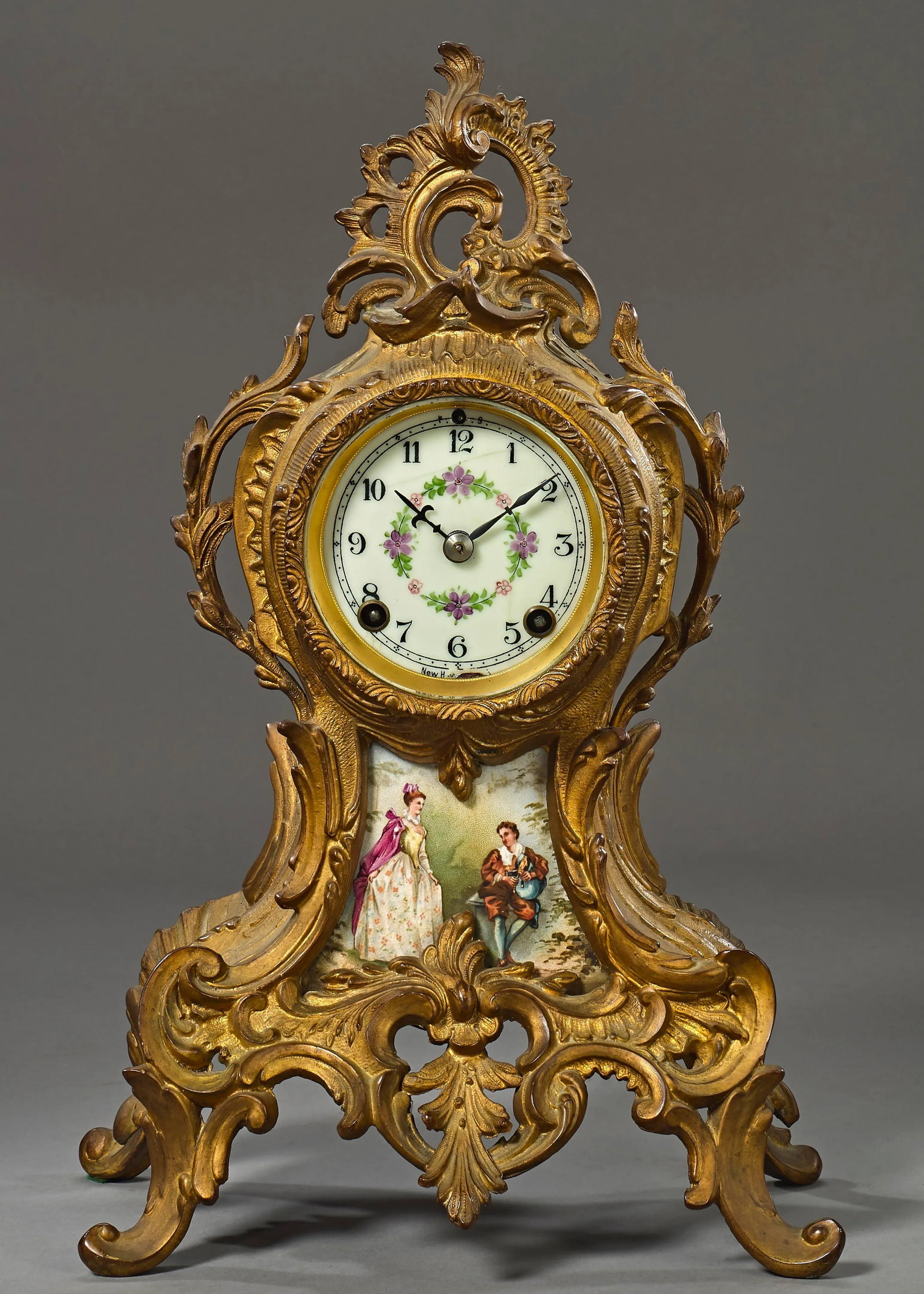 Mid 19th Century Antique New Haven Clock - 2