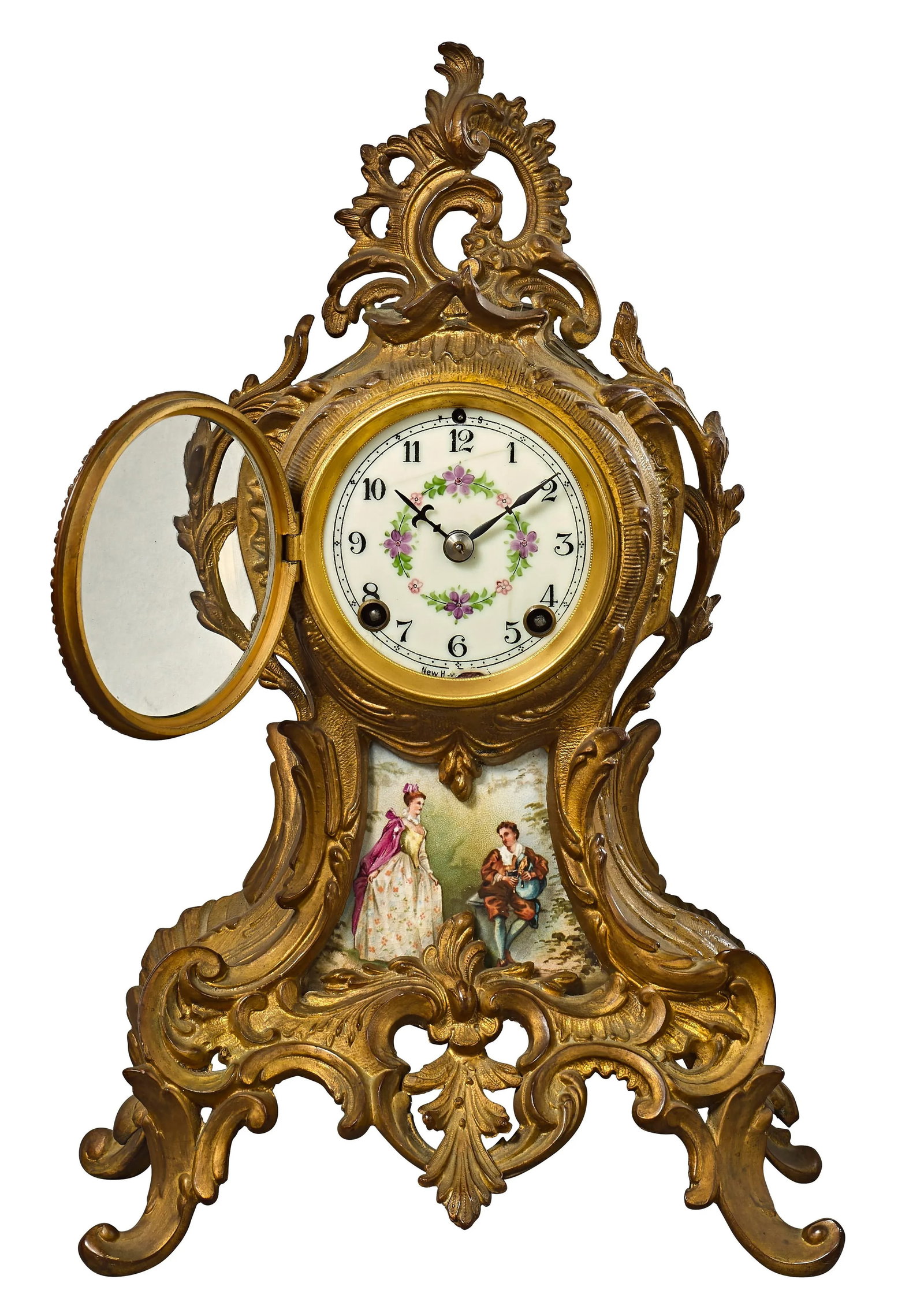 Mid 19th Century Antique New Haven Clock - 4