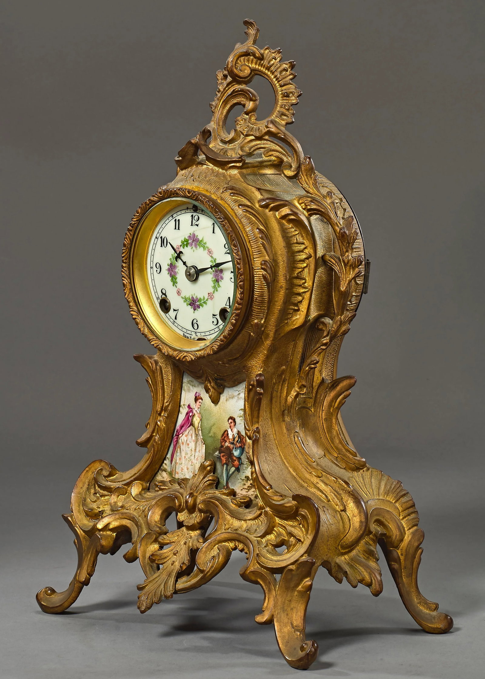 Mid 19th Century Antique New Haven Clock - 9
