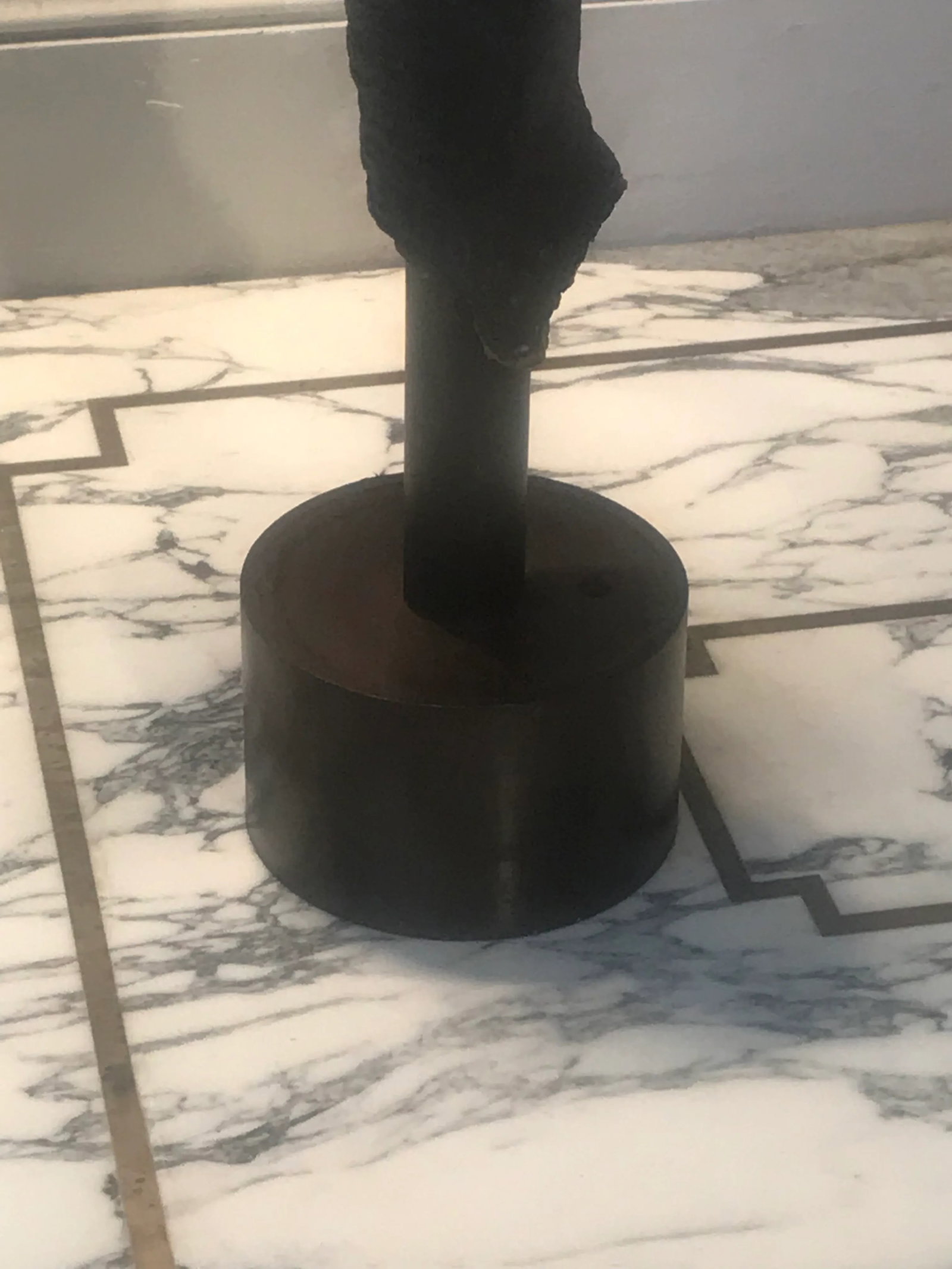 Vintage African Kudu Horn Sculpture on Steel Stand - a Pair - 4