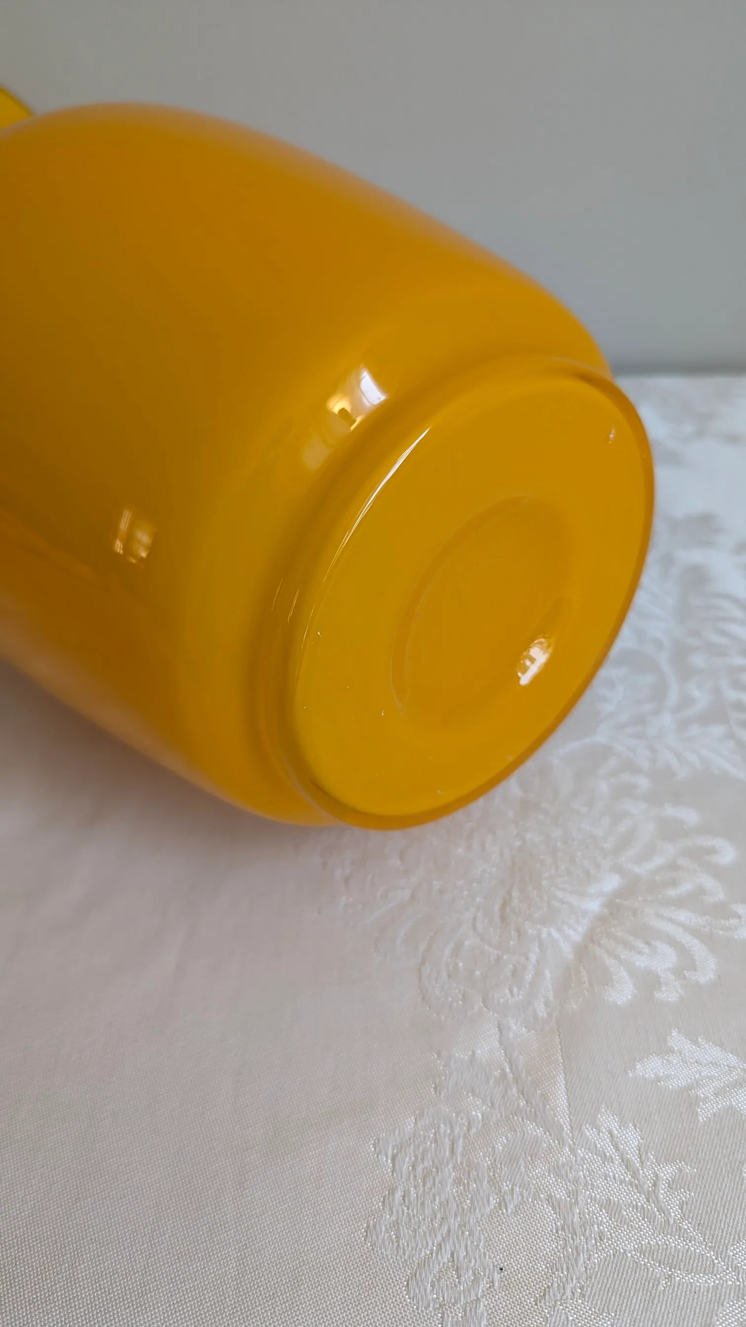 Early 21st Century De Majo Murano Yellow Glass Vase - 8