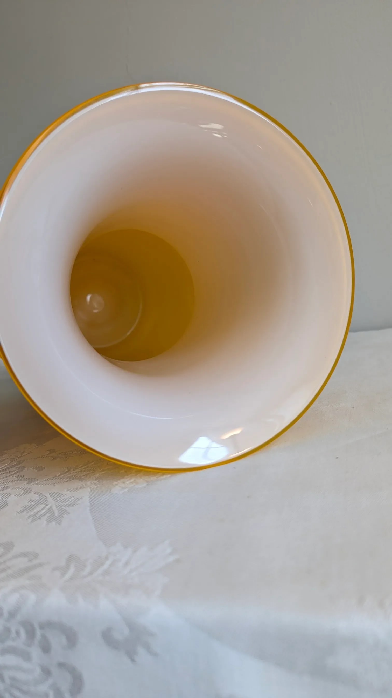 Early 21st Century De Majo Murano Yellow Glass Vase - 9
