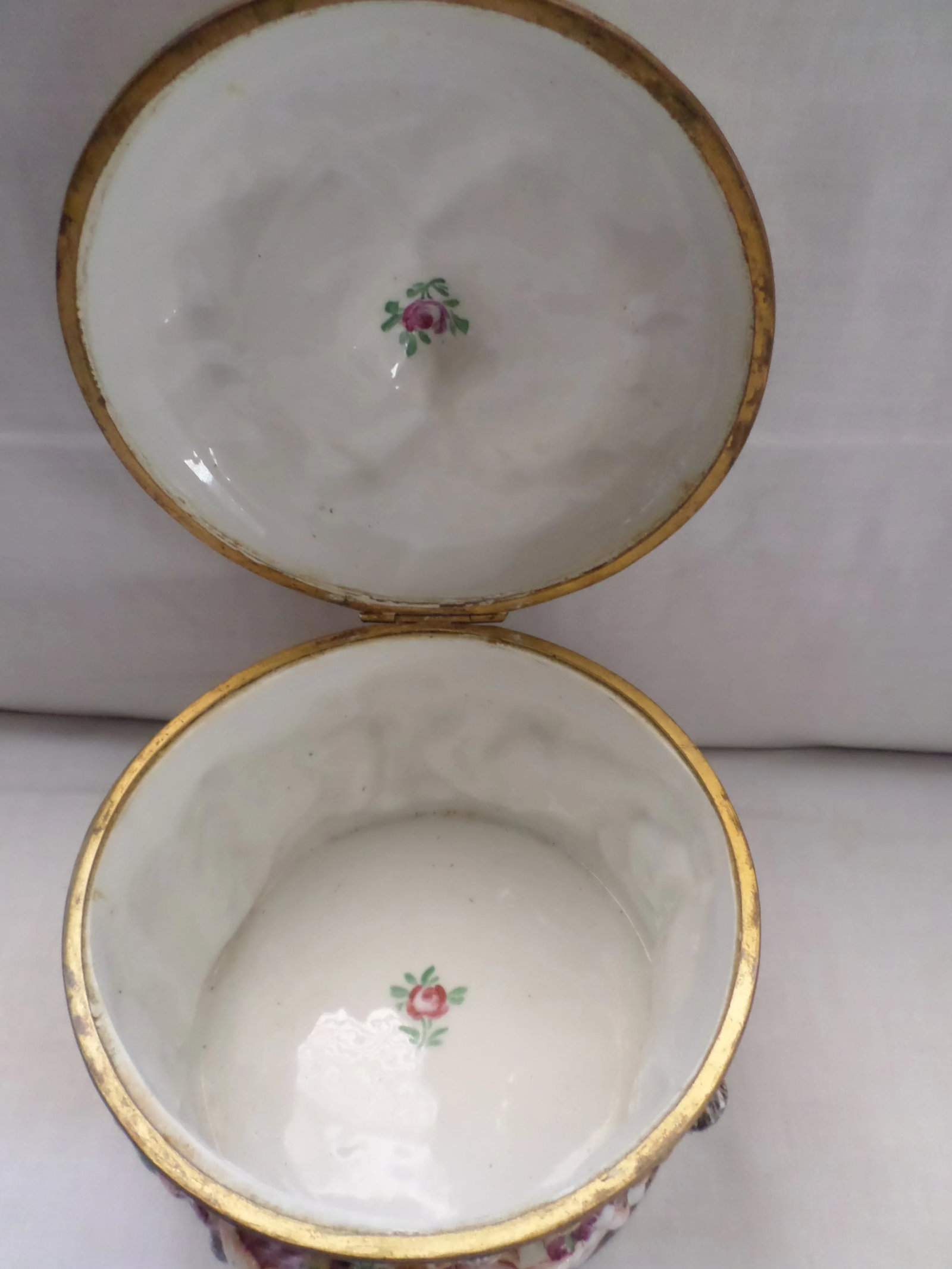 Early 19th Century Antique Signed Capodimonte Italian Hinged Box - 7