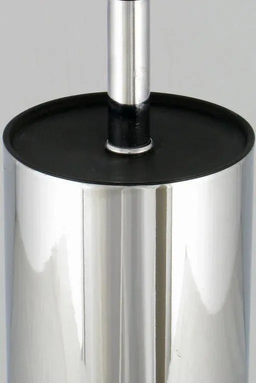 Laurel Cylindrical Chrome Table Lamp - 3