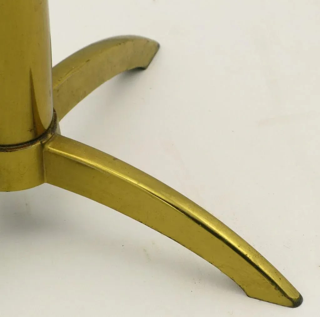 Brass Tulip Shade Floor Lamp Attributed to Stiffel - 4