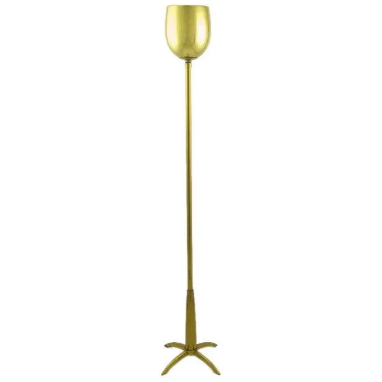 Brass Tulip Shade Floor Lamp Attributed to Stiffel - 5