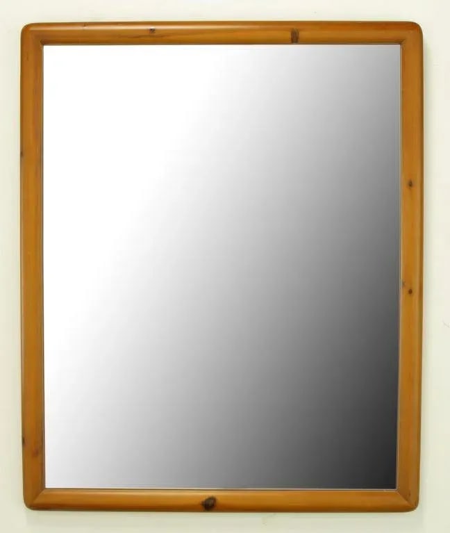 Franklin Shockey Rustic Modern Heart Pine Mirror - 2