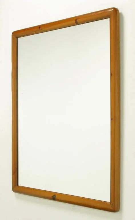Franklin Shockey Rustic Modern Heart Pine Mirror - 3