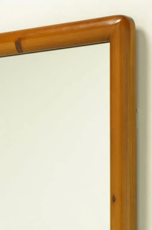 Franklin Shockey Rustic Modern Heart Pine Mirror - 4
