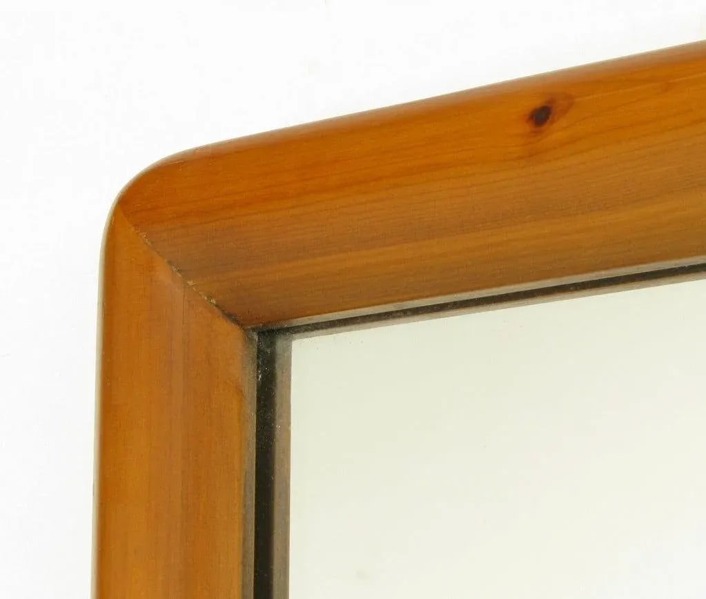 Franklin Shockey Rustic Modern Heart Pine Mirror - 6