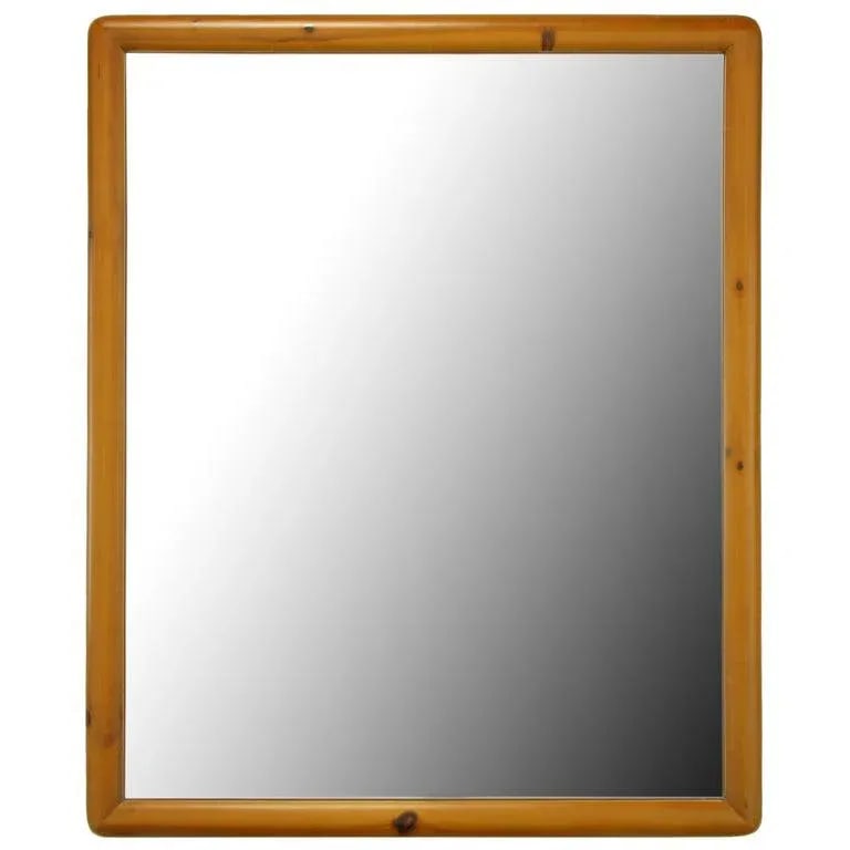 Franklin Shockey Rustic Modern Heart Pine Mirror - 9