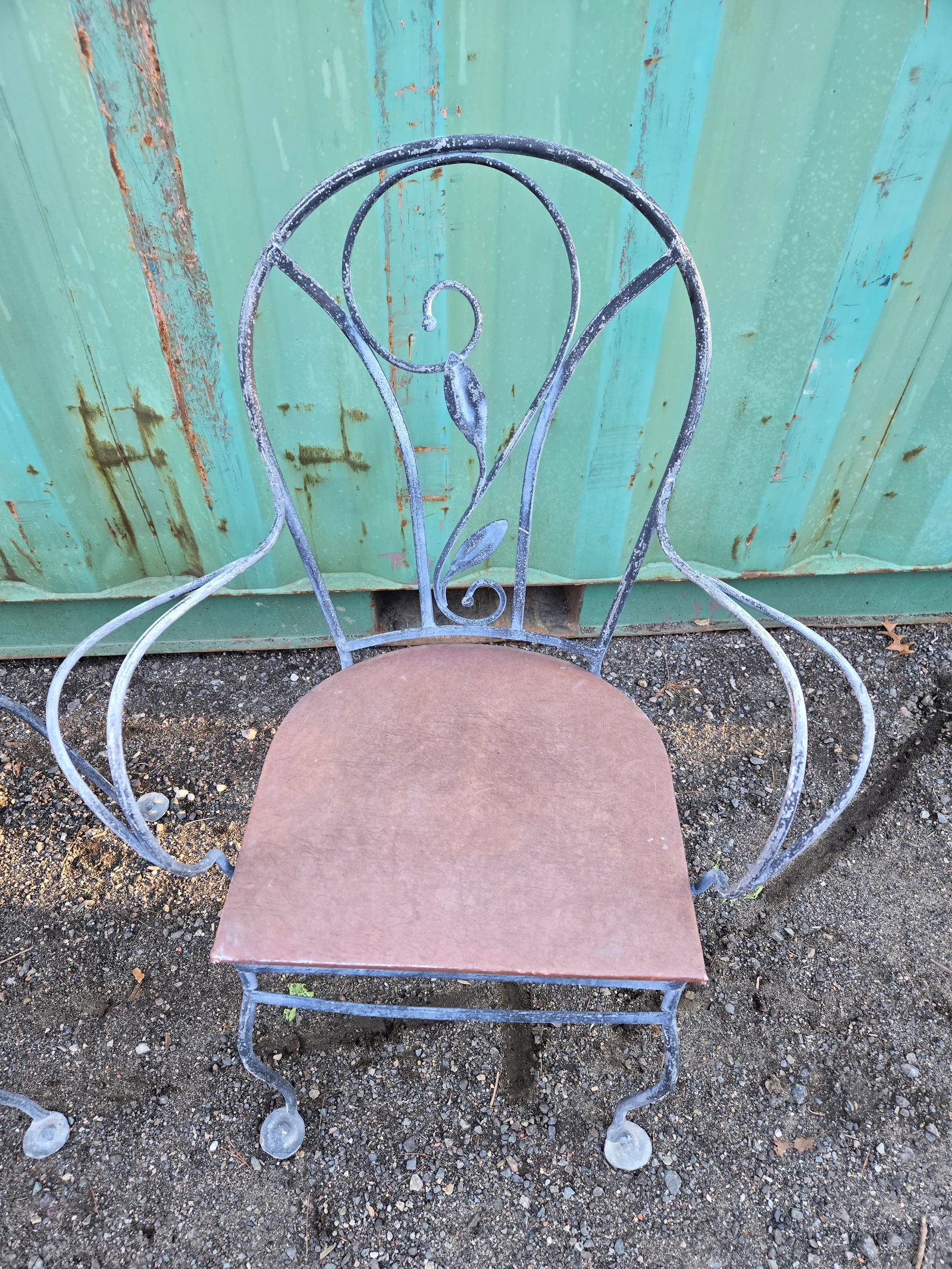 Vintage Salterini Wrought Iron Outdoor Chairs - Set of 2, Attributed - 7