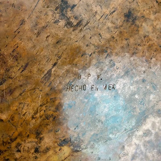 Late 20th Century Vintage Hammered Copper Charger Plates- Set of 8 - 9
