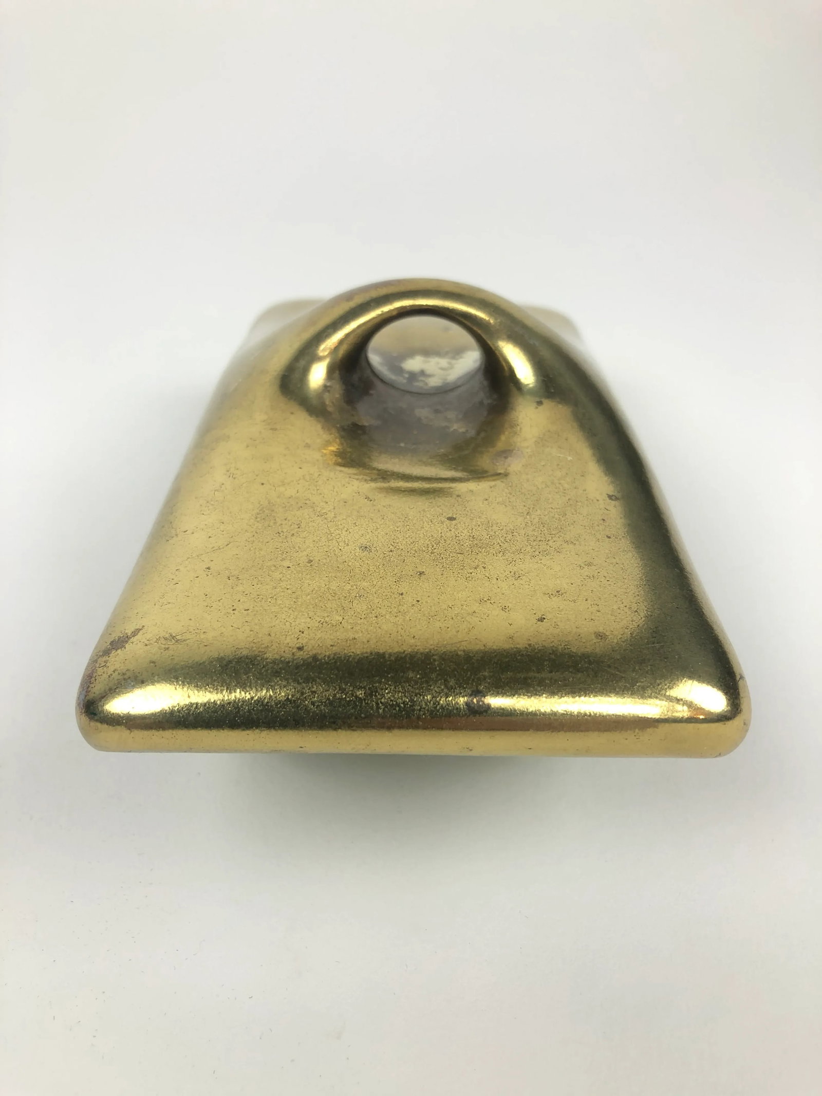 Modernist Brass Rolling Blotter by Ben Seibel - 2