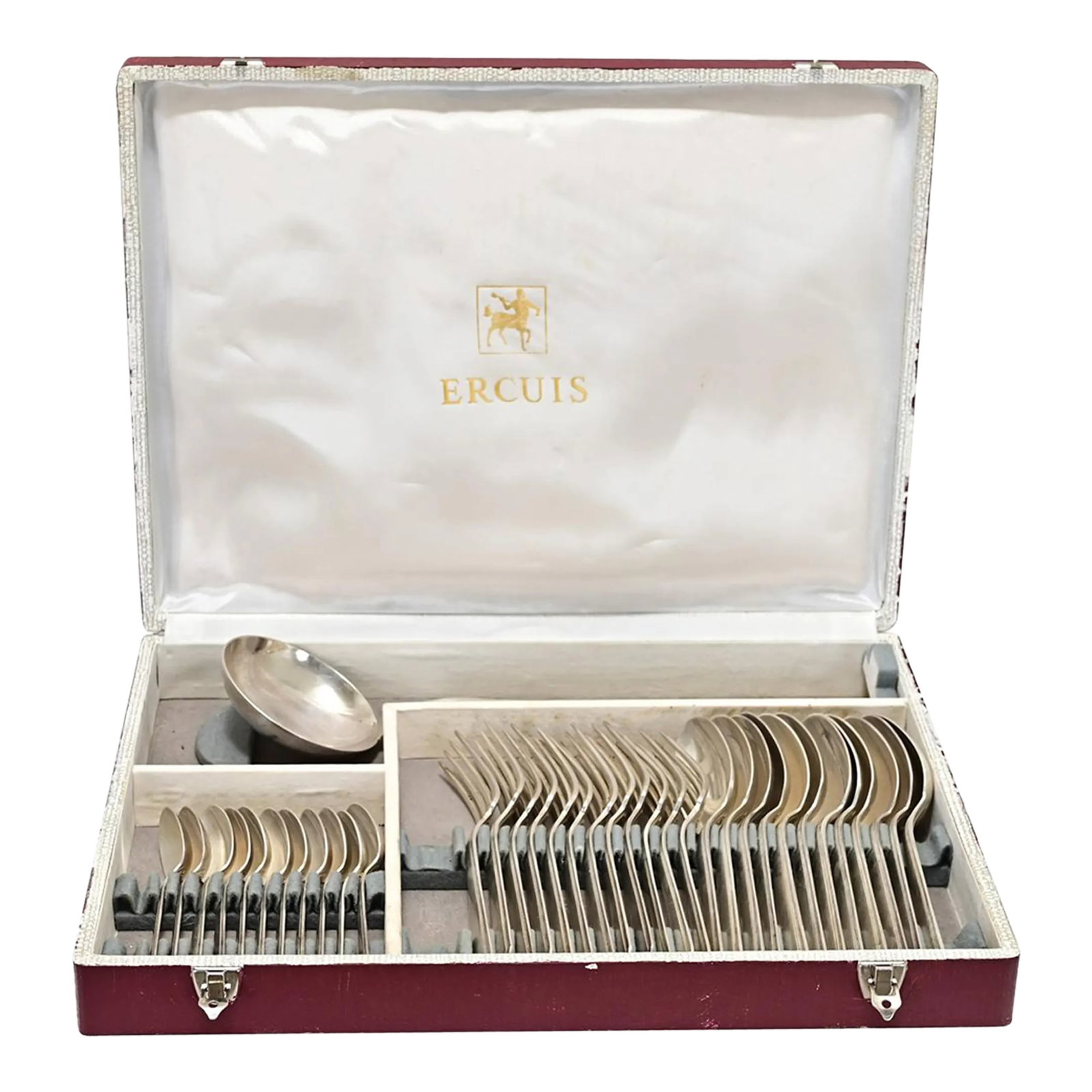 Partial Silver Cutlery Service by Maison Ercuis - 36 Pieces (1 of 8)