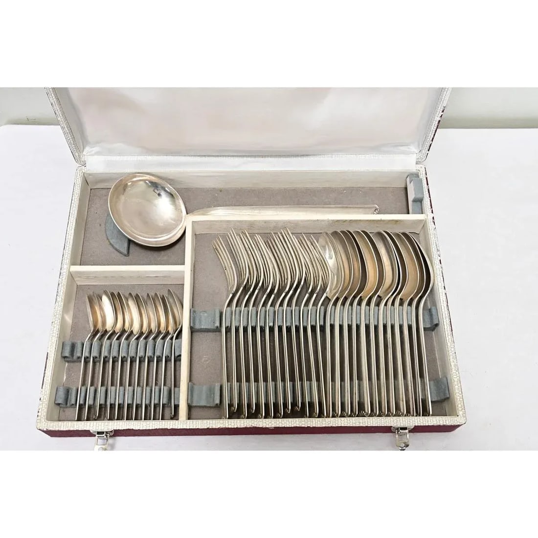 Partial Silver Cutlery Service by Maison Ercuis - 36 Pieces - 5