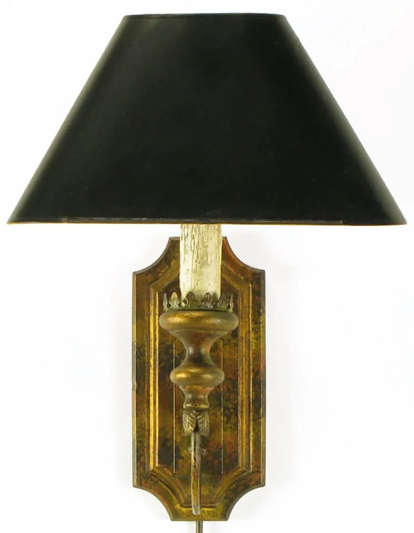 Renaissance Revival Parcel-Gilt Sconces - a Pair - 3