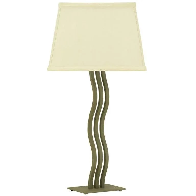 Post Modern Memphis Style S Curve Iron Table Lamp - 6