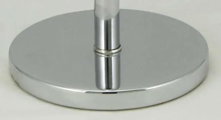 Modern Chrome 12 Light Table Lamp in the Manner of Robert Sonneman - 5