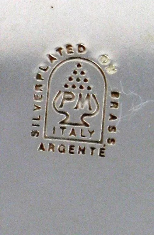 Pm Italian Silverplate & Brass Coffee Service - 8