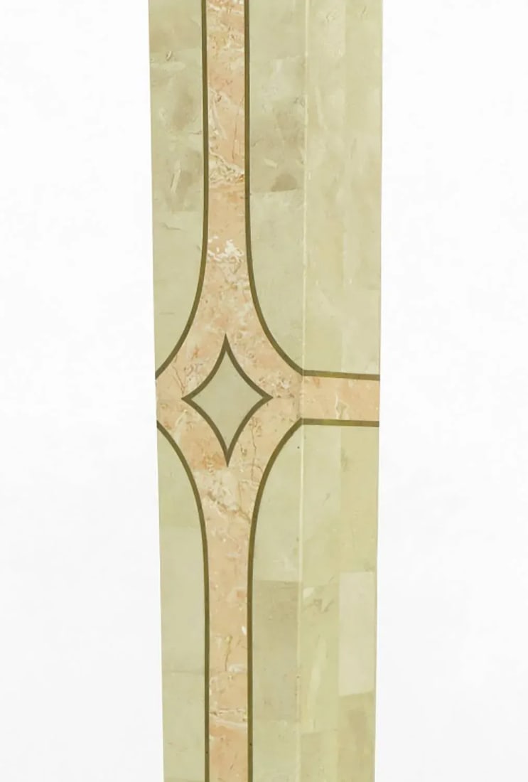 Tessellated Fossil Stone Floor Lamp by Robert Marcius for Casa Bique - 7