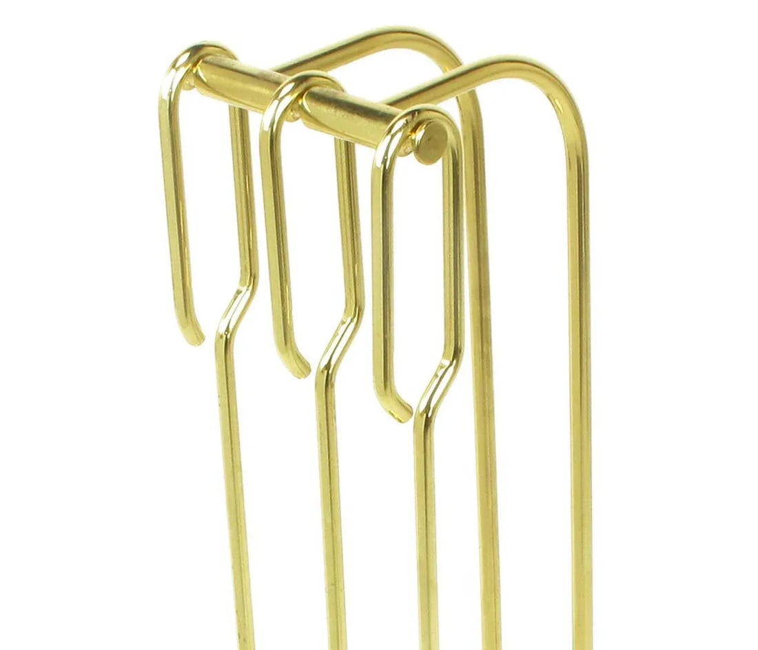 Modernist Brass Fireplace Tool Set - 6