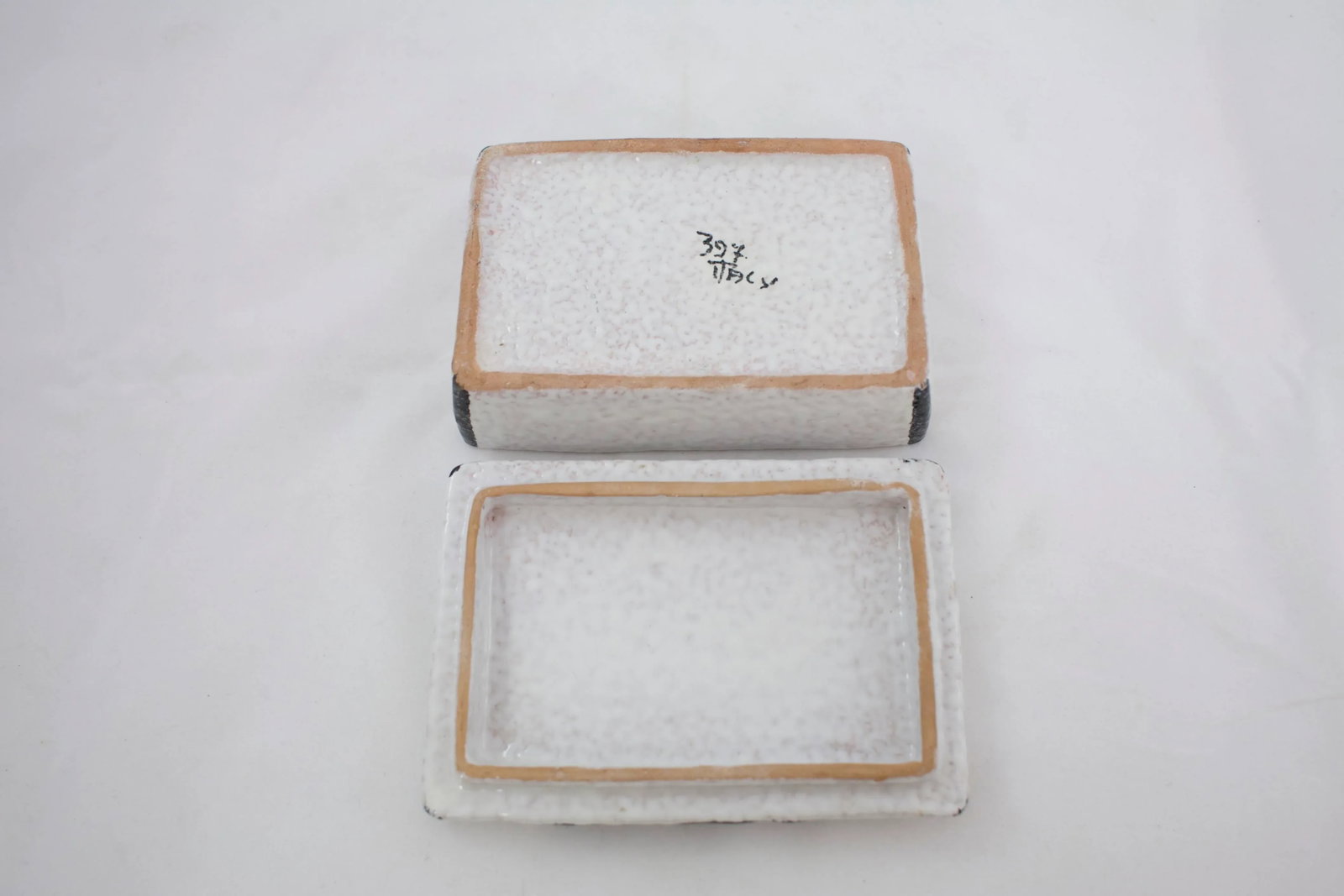 Mid-Century Italian Pottery Zebra Box - 9